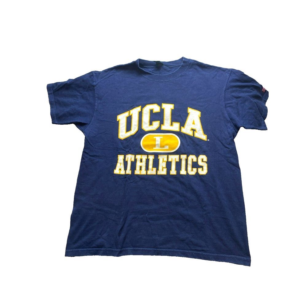 Vintage UCLA Shirt Adult Large Navy Blue Athletics Sportswear MV Sports NCAA Men